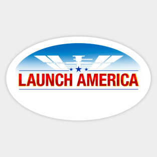 Launch America Logo Sticker